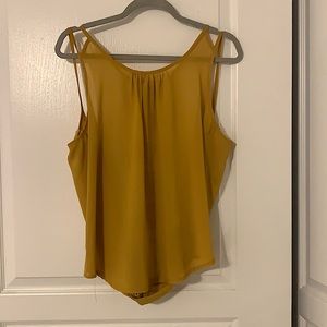 Sheer Top with Lace Back